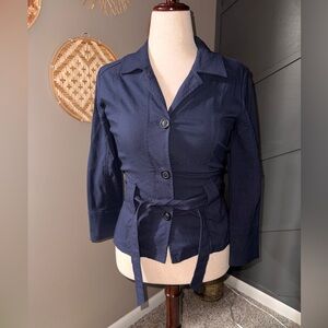 Eden Society women's Navy shirt jacket